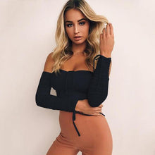 Ruched Off Shoulder Crop Top