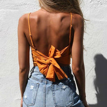 Back Bow Crop Top