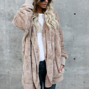 Faux Fur Hooded Jacket