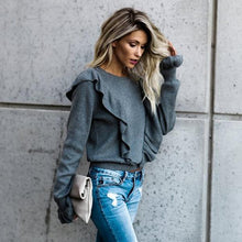 Flare Ruffle Sweater