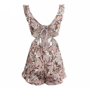 Floral Ruffles Jumpsuit