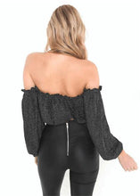Off Shoulder Lantern Sleeve Top