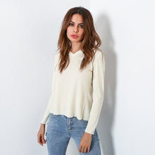 Backless Bow Crop Top Sweater