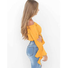 Off Shoulder Loose Crop Top