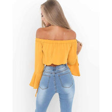 Off Shoulder Loose Crop Top