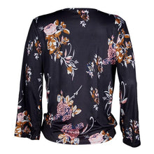 Deep V Neck Floral Top