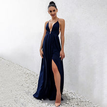 Slit Bandage Maxi Long Dress