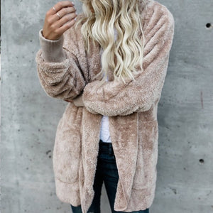 Faux Fur Hooded Jacket