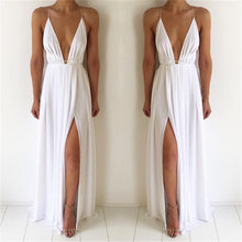 Slit Bandage Maxi Long Dress