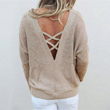 Criss Cross Knit Sweater